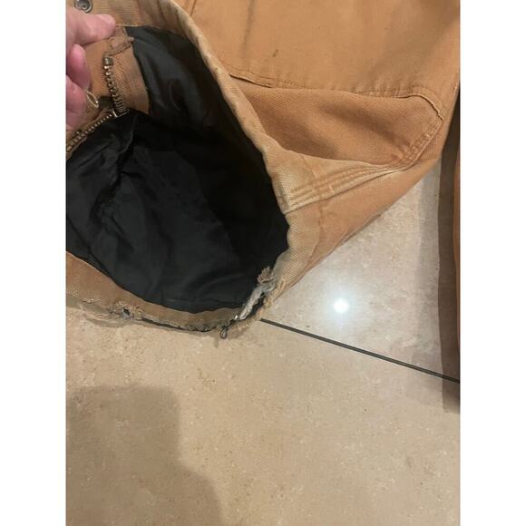 Big Smith Overalls Mens XL 42-44 Brown Work Bibs Mechanic Farming Chore Barn - Picture 6 of 11